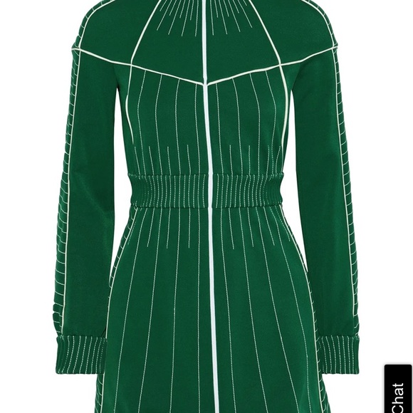SOLD NWT Valentino Green Zipper Dress 2 - Picture 8 of 16